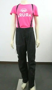 Womens The North Face DV Dryvent Full Zip Waterproof Shell Ski Bibs Pant Black - Picture 1 of 12