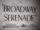 Broadway Serenade, MGM, 1939, 16 mm, trois rouleaux 1600 pieds