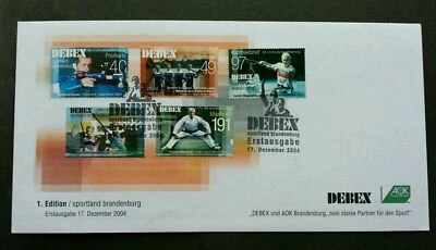 [SJ] Germany Private Post DEBEX Sport Gold Athen 2004 Games Judo Kajak (FDC - Image 1 of 4