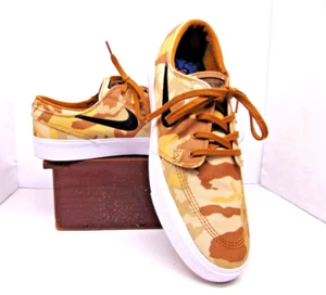 Scarpe da skateboard Nike Stefan Janoski da uomo taglia 10,5 mimetiche in tela premium stringate - Foto 1 di 9