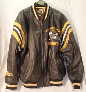 Pittsburgh Steelers Echtleder Football Jacke Carl Banks G-III Herren XXL - Bild 1 von 10