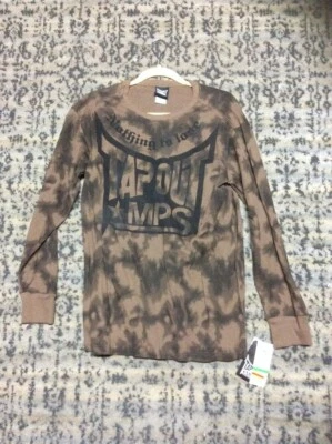 Camiseta DE COLECCIÓN TAPOUT MPS Algodón Manga Larga Marrón Camuflada Talla L Nueva con Etiquetas Foto 1 de 3