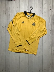 Vintage Adidas New Castle United soccer jersey long sleeve L - Picture 1 of 11