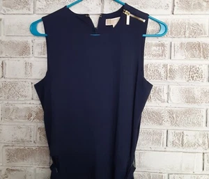 Michael Kors Jumpsuit Neu mit Etikett Gr. S ärmellos/cropped True Navy - Bild 1 von 11