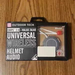 Chips 2.0 Outdoor Tech Wireless headphone Helmet and walkie-talkie system Gray - Picture 1 of 3