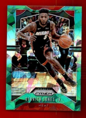 2019-20 Panini Prizm Prizms Green Ice #150 Derrick Jones Jr.. - Image 1 of 2