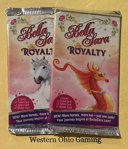 Bella Sara 2 x Royalty Booster Pack from Box NEW TCG CCG Trading Cards - Picture 1 of 1
