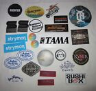 Music Manufacturer Sticker lot x26 Tama Seymour Duncan Richter Sushi Box Strymon