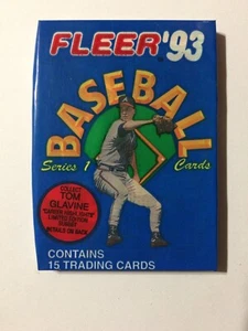 Fleer 1993 Baseball Karten Serie 1 eine ungeöffnete Packung - Bild 1 von 2