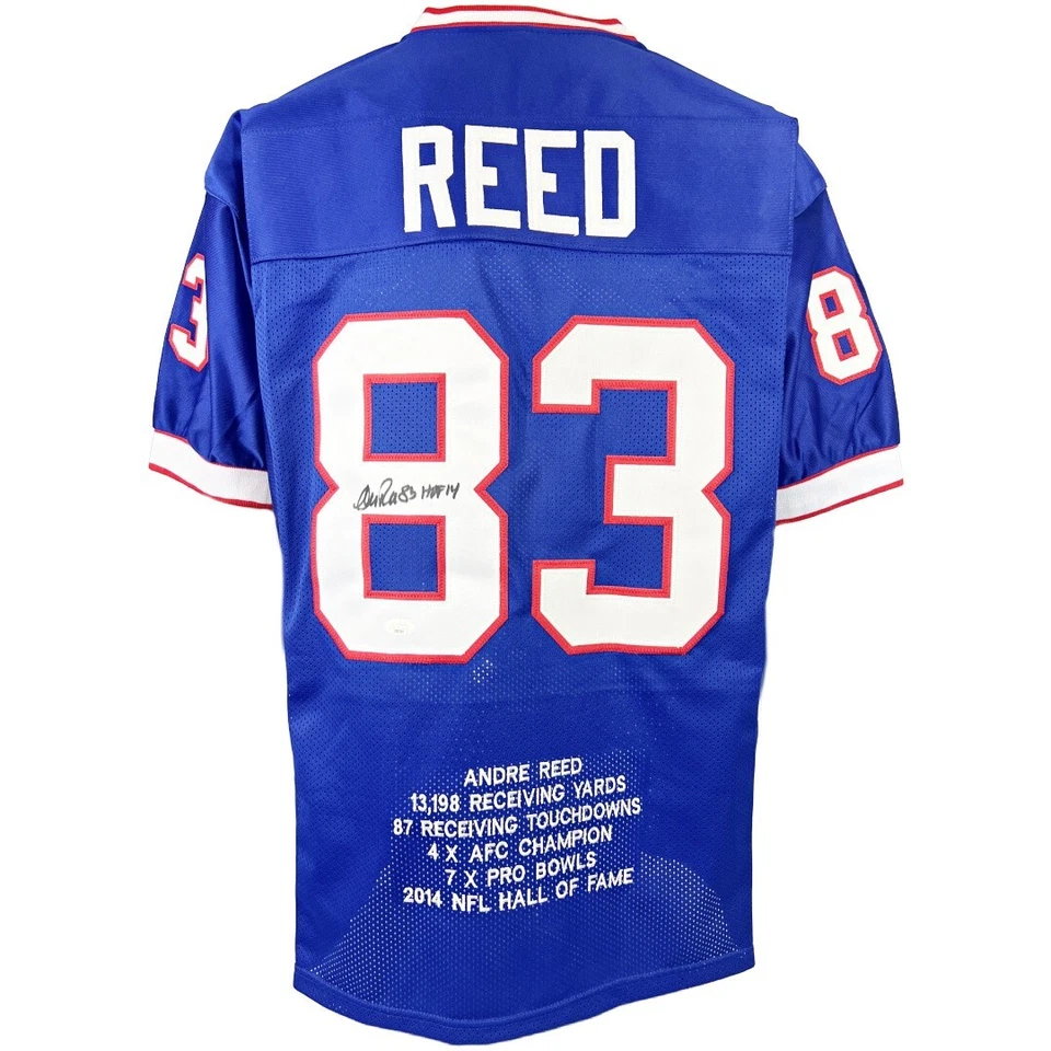 Andre Reed autographed signed inscribed jersey NFL Buffalo Bills JSA COA - Image 1 of 4