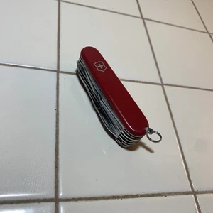 Victorinox Officier Suisse Swiss Army Knife Red Rostfrei Rarely Used - Picture 1 of 6
