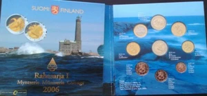 manueduc  FINLANDIA 2006 I  CARTERA 9 monedas con 2 EUROS  Conmemorativos  2005 - Foto 1 di 2