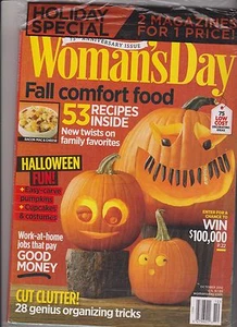 WOMAN'SDAY MAGAZINE OCT'12, HOLIDAY SPECIAL 2 FOR 1 PRICE 75th ANNIVERSARY ISSUE - Picture 1 of 2