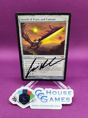 Sword Of Feast And Famine Modern Event Deck Signed Chris Rahn MTG *CCGHouse* - Image 1 of 4