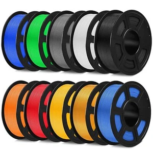 JAYO 1.1KG PLA SILK Meta Black Grey Red Blue Orange Purple Pink Gold Silver - Picture 1 of 8