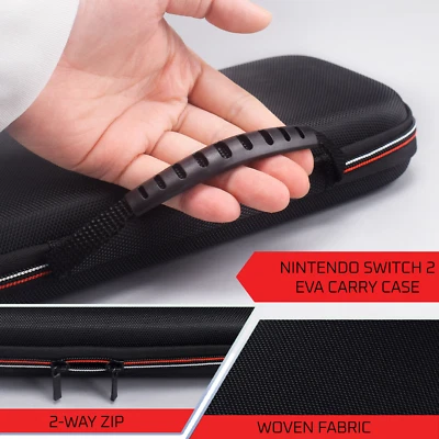 VINYL REALITY NINTENDO SWITCH 2 Carrying Case Hard Travel Carry Bag EVA Console