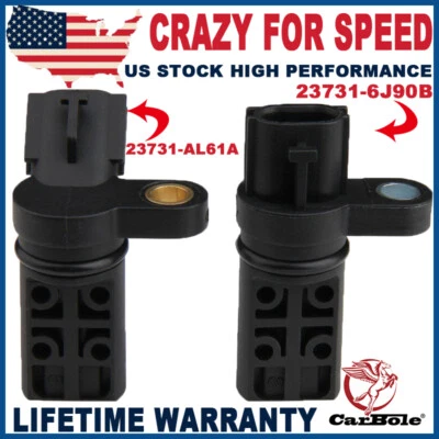 Juego 2 sensores de posición del árbol de levas/cigüeñal izquierda y derecha aptos para Infiniti y Nissan EE. UU. Foto 1 de 4