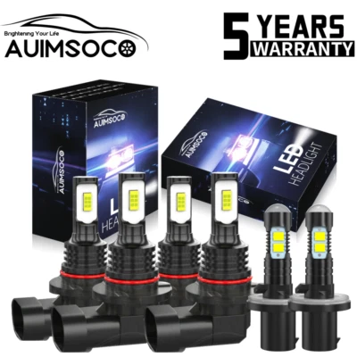 Faros antiniebla LED blancos para Chevrolet Corvette 2 puertas 5,7 L 1996-2004 Foto 1 de 4