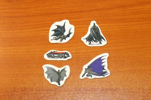 LOTE 5 CROMOS ADHESIVOS "BATMAN" ORIGINALES MATUTANO AÑOS 80/90 - Imagen 1 de 2