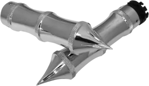 Accutronix Tribal Grips Chrome GR100-LC - Picture 1 of 1