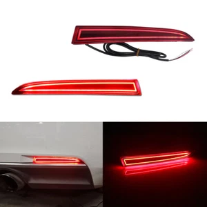 For 2016-2020 Chevy Camaro Rear Bumper Reflector Brake Tail Lights LED Lamps Kit - Picture 1 of 12