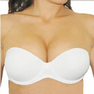 Push up Bra Underwire Padded Strapless Multiway Bras 32 34 36 38 40 A B C D Cup - Picture 1 of 40