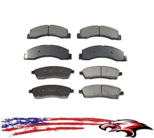 Front & Rear Brake Pads for Ford Excursion 00-05 F-250 99-04 F-350 98-04 - Picture 1 of 7
