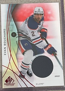 Maglia Evan Bouchard 2024-25 SP gioco usata #58 - Foto 1 di 2