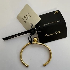 Massimo Dutti 4603/463/302 Arm Cuff with Bead Detail, Gold - Picture 1 of 4