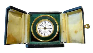 Neiman Marcus Travel Clock Vintage Original Box Swiss - Picture 1 of 11