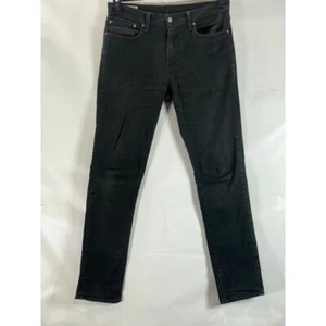 Jean de cinco bolsillos ajustado 511 negro liso LEVI'S para hombre talla 34x34 - Imagen 1 de 12