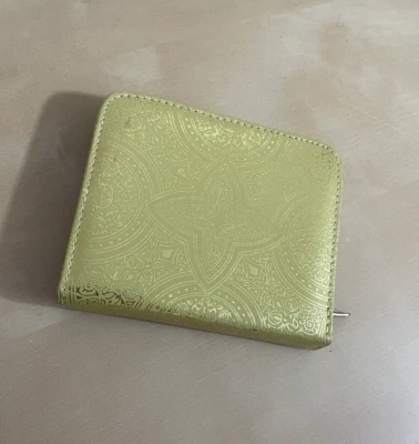 Vintage Travel Manicure Kit Gold Embossed Vegan Case Made in Austria Small - Image 1 of 4