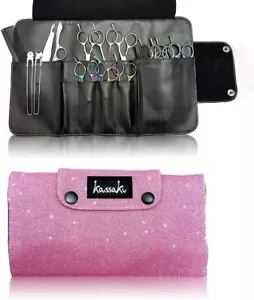 Hairdressing Tool Roll Beauty Wallet Scissor Case Gift Purse Pouch Storage Wrap - Picture 1 of 10