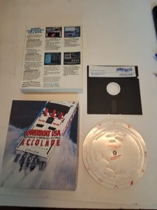 Powerboat USA Commodore 64 Disk - działa - w komplecie z tachografem (D1) - Zdjęcie 1 z 6