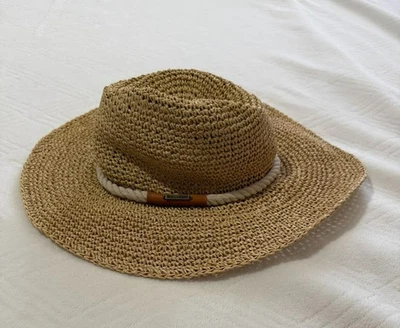 Шляпа солнечная соломенная (бумажная) Billabong Bendy летняя пляжная садовая один размер - Изображение 1 из 4