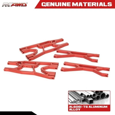 RCAWD Alloy Left & Right Suspension Arm Set for Traxas X-Maxx 77086-4 - Image 1 of 4