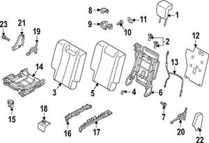 Genuine Mitsubishi Seat Adjuster 6924A452 - Picture 1 of 1