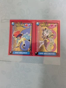 Pokemon Pokedex Sticker EF #647-648 KELDEO / MELOETTA Edition PERU 2022 - Bild 1 von 2