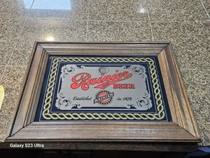 Vintage Rainier Beer Mirror - Picture 1 of 2