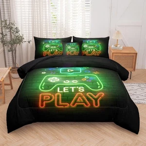Gaming Bedding Gaming Comforter Sets for Boys,6PCS Full Size Bedding Set for ... - Picture 1 of 5