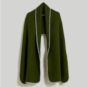 Madewell Neu mit Etikett Decke-Stitch Schal Weltmischung in Loden - Einheitsgröße - Bild 1 von 8