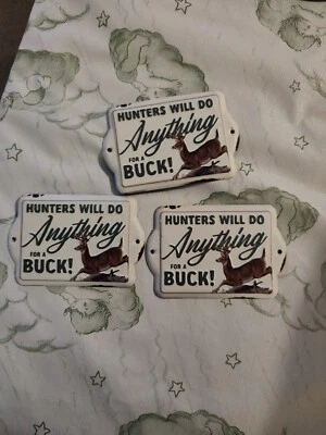 3 Plaques Hunters Will Do Anything For A Buck.  - Image 1 of 3