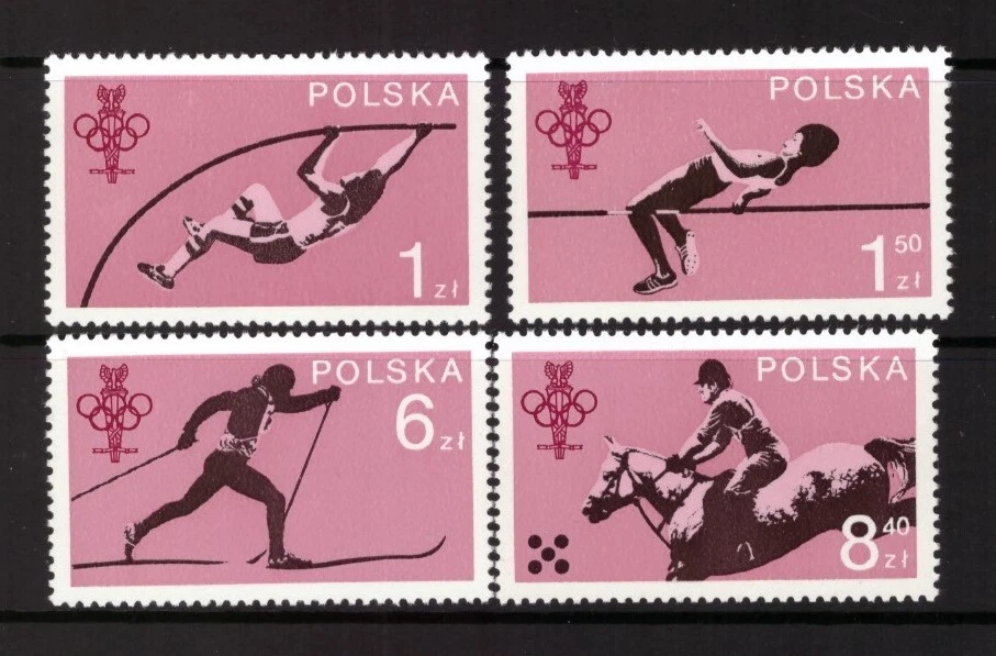 Poland 1979 Olympics set MNH mint stamps - Image 1 of 1