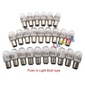 25 PCS Push In Type LED Light Bulbs for Home Sewing Machine 0.5W 220 Volts - Picture 1 of 3