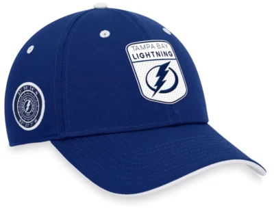 Men's Tampa Bay Lightning Fanatics Branded Blue 2023 NHL Draft Flex Hat Hockey - Image 1 of 4