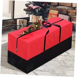 Christmas Tree Storage Bag, Fits Up 10 Ft Tall Artificial Fit for 10ft Red - Picture 1 of 7