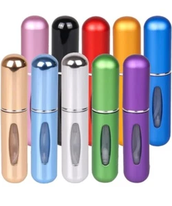 10 pack -5ml-Travel Mini Perfume Refillable Atomizer Container, Portable Perfume - Picture 1 of 6