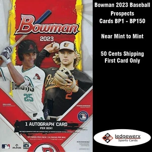 2023 Bowman Baseball Prospects - Complete Your Set, Cards BP1-BP150 NM to Mint - Picture 1 of 37