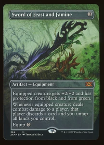 Sword of Feast and Famine - Borderless - MTG Double Masters - RareCo - Picture 1 of 2