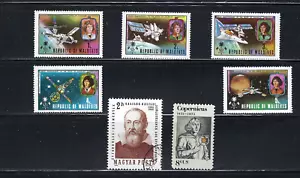 ''COPERNICO NICOLAI'' ''GALILEO GALILEI'' REP MALDIVE- USA- UNGHERIA - Foto 1 di 1